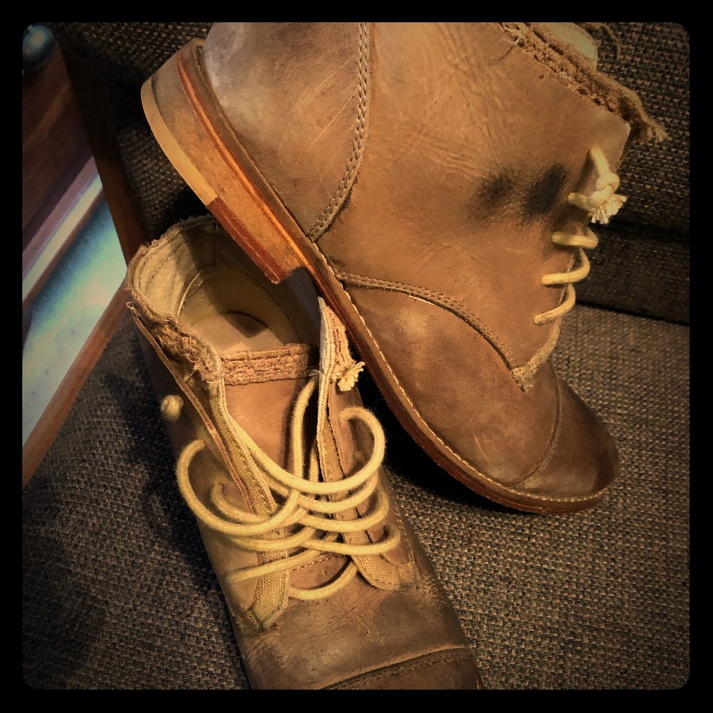 Free people leather boots,